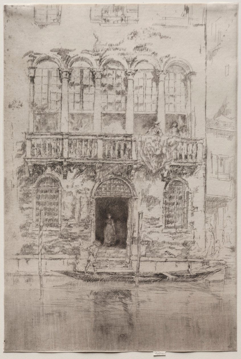 El balcón, c. 1880 de James Abbott McNeill Whistler
