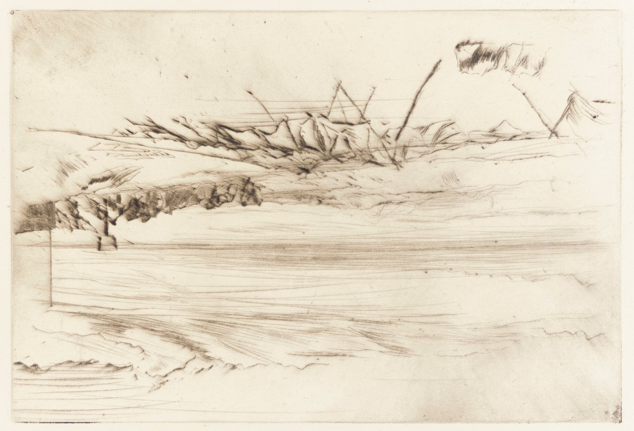 La playa, Hastings, 1873 de James Abbott McNeill Whistler