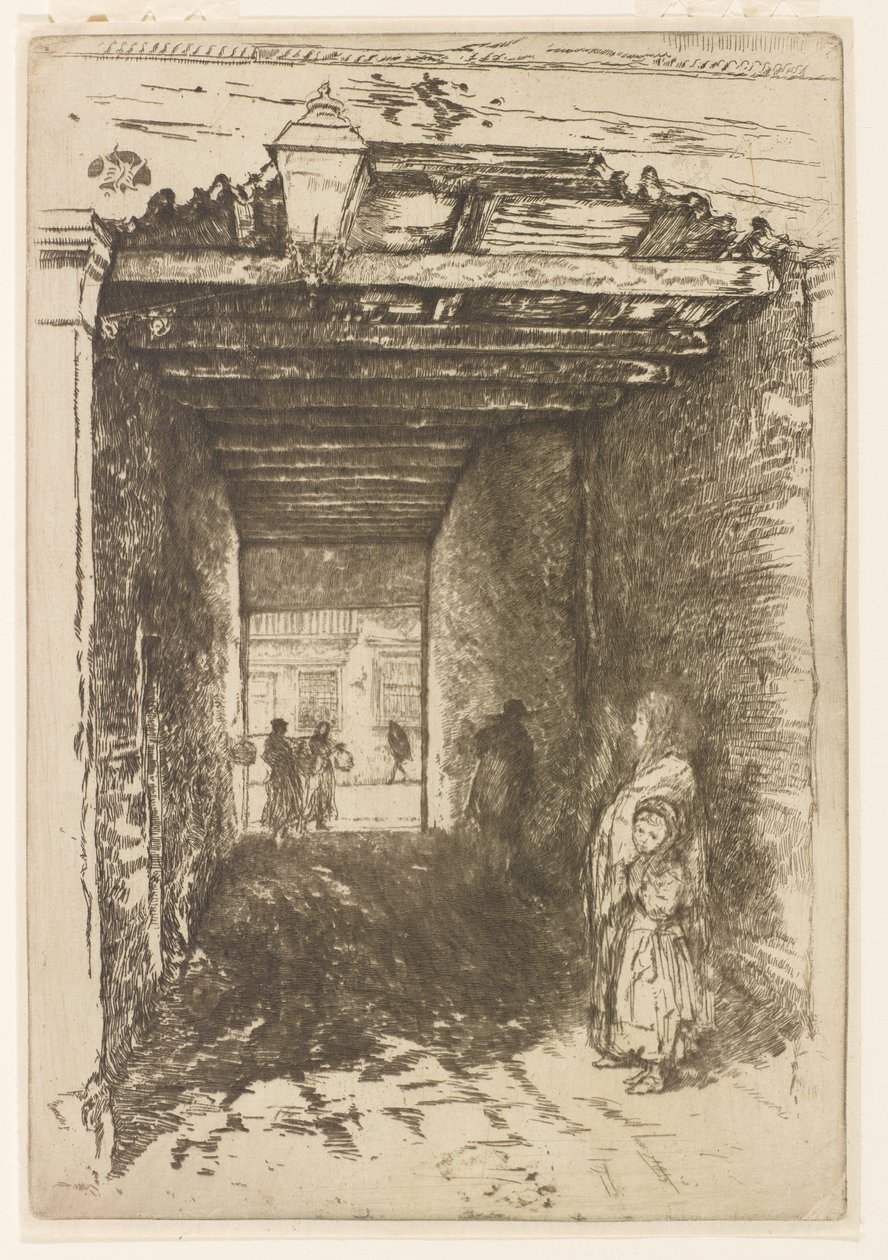 Los mendigos de James Abbott McNeill Whistler
