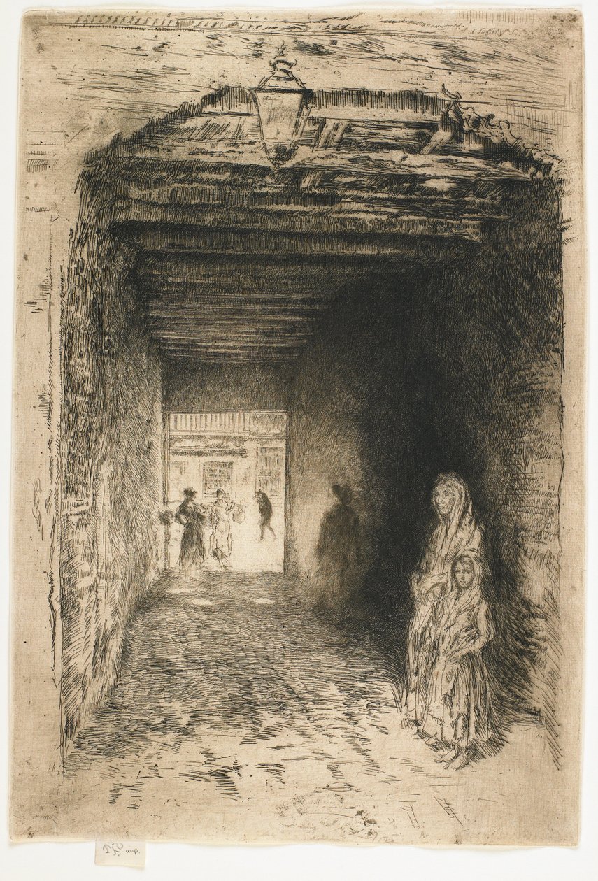 Los mendigos de James Abbott McNeill Whistler