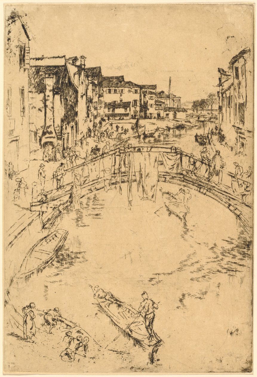 El puente, 1879-1880 de James Abbott McNeill Whistler