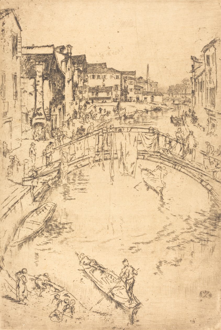 El puente, 1879-1880 de James Abbott McNeill Whistler