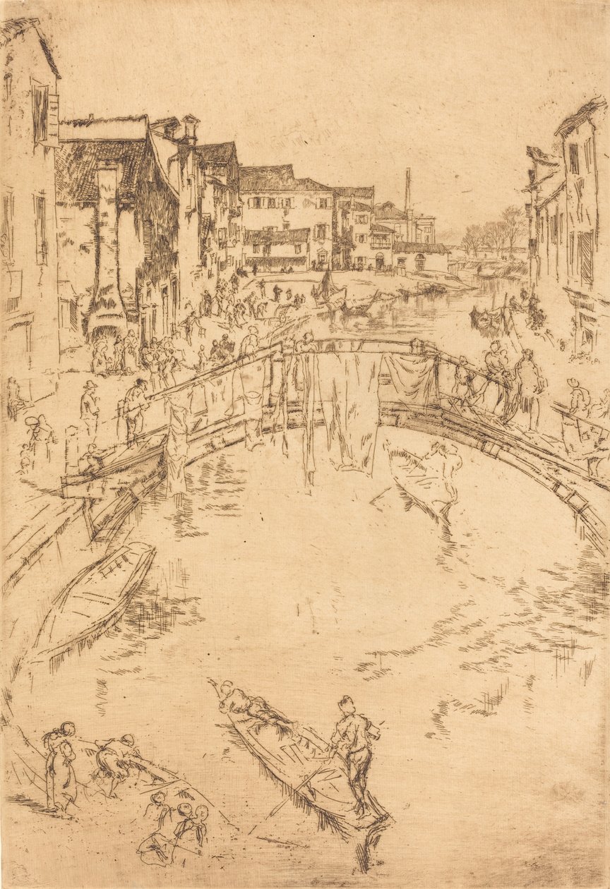 El Puente, 1879-1880 de James Abbott McNeill Whistler
