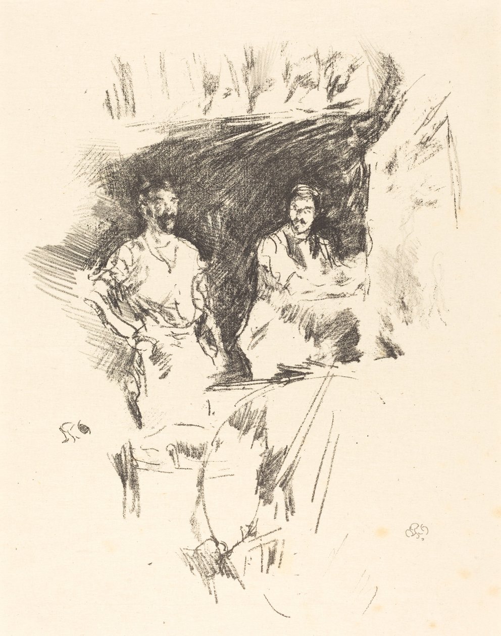Los hermanos, 1895-1896 de James Abbott McNeill Whistler