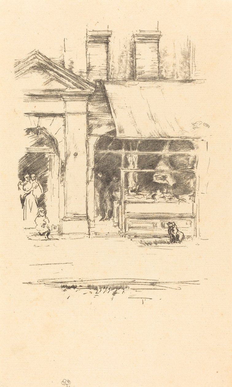El perro del carnicero, 1896 de James Abbott McNeill Whistler