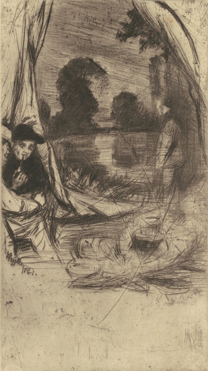 El campamento de James Abbott McNeill Whistler