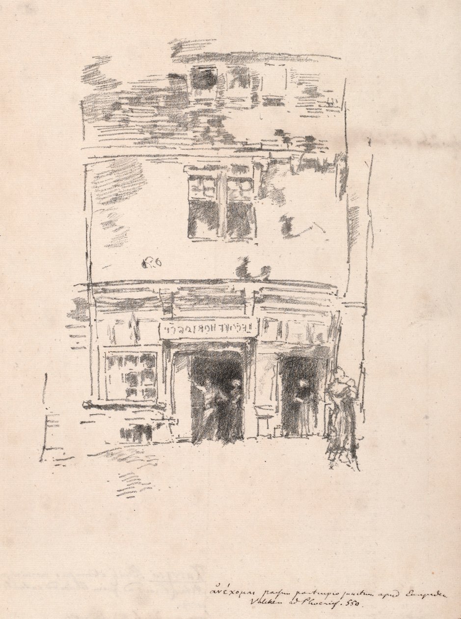 Los relojeros, Paimpol, 1893 de James Abbott McNeill Whistler