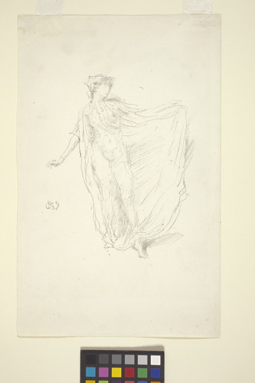 La bailarina (litografía por transferencia) de James Abbott McNeill Whistler