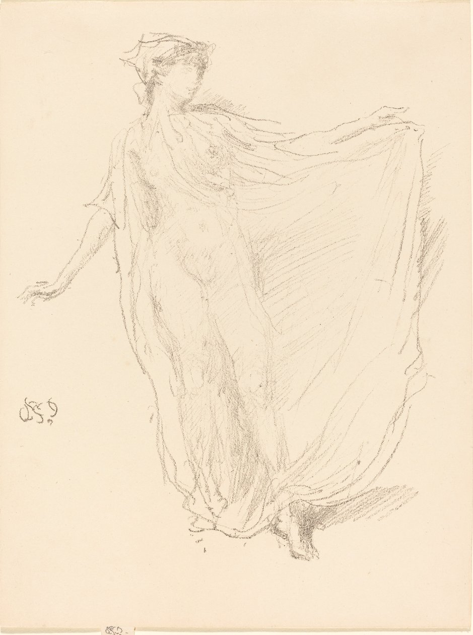 La bailarina, 1889 de James Abbott McNeill Whistler