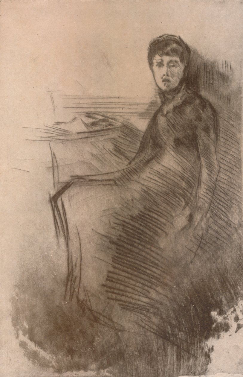 El escritorio, c1870, 1904 de James Abbott McNeill Whistler