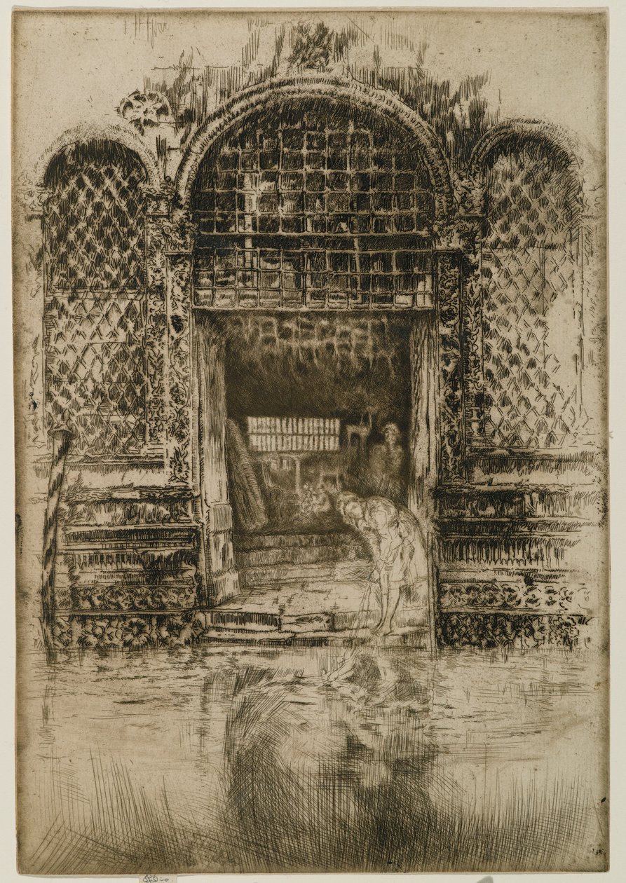 El umbral, 1880 de James Abbott McNeill Whistler