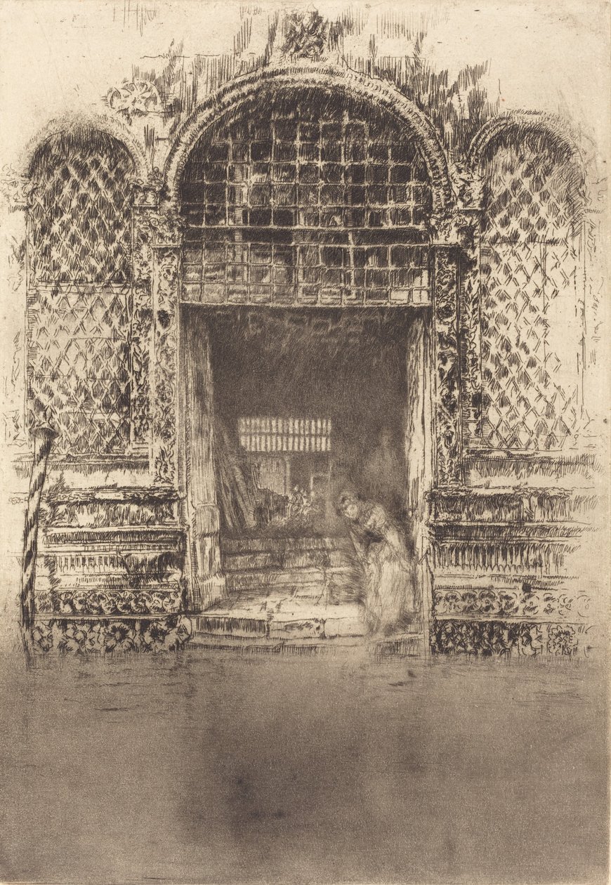 El umbral, 1880 de James Abbott McNeill Whistler