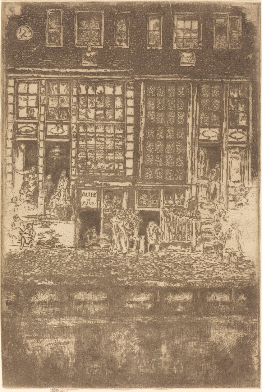 La cortina bordada de James Abbott McNeill Whistler