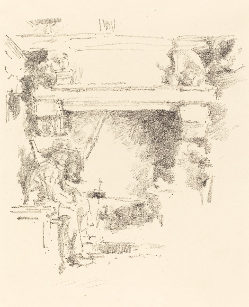 La chimenea, 1893 de James Abbott McNeill Whistler