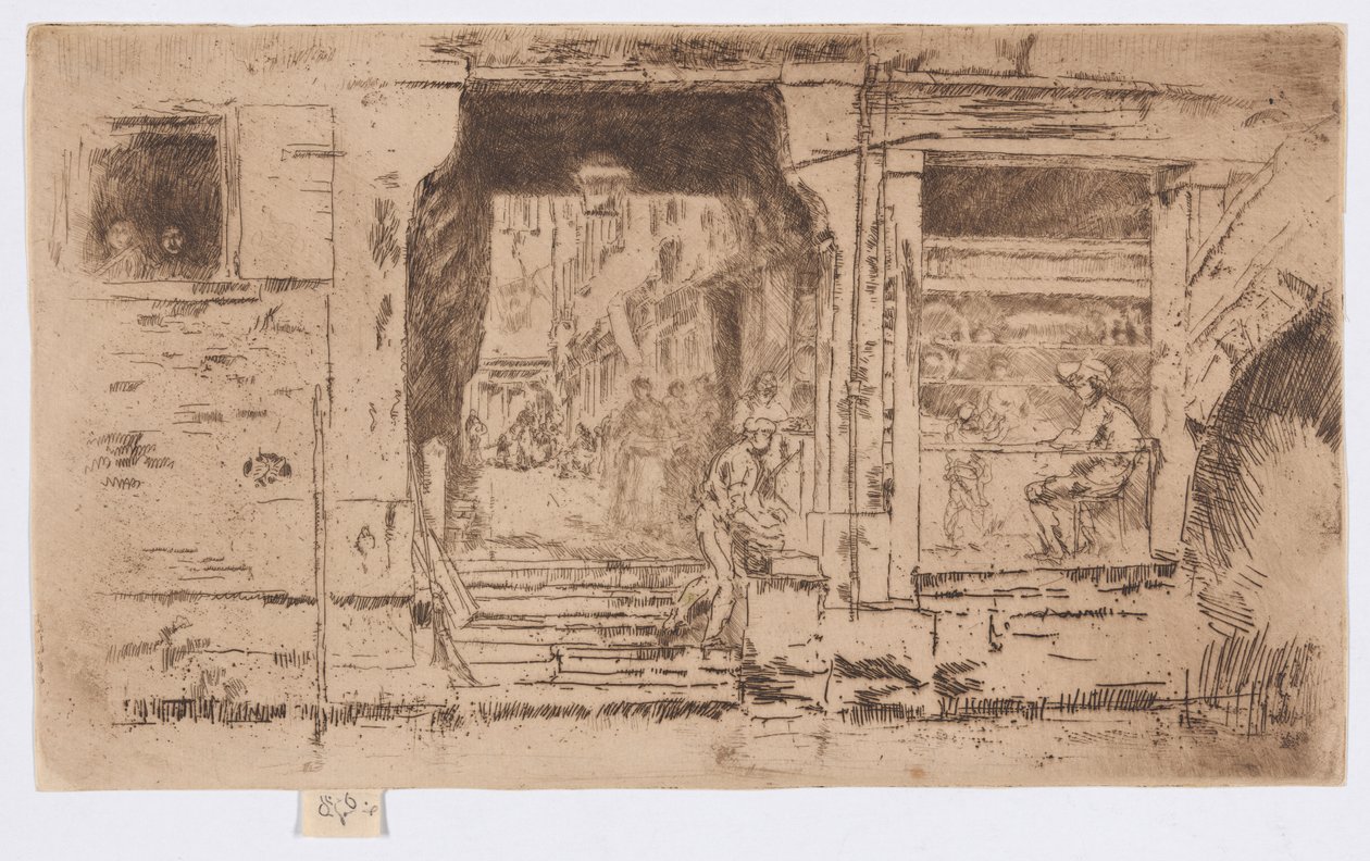 La pescadería, Venecia de James Abbott McNeill Whistler