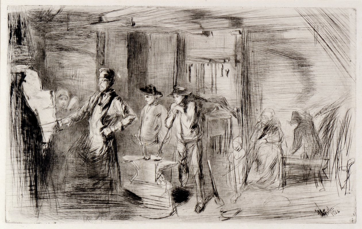 La fragua de James Abbott McNeill Whistler
