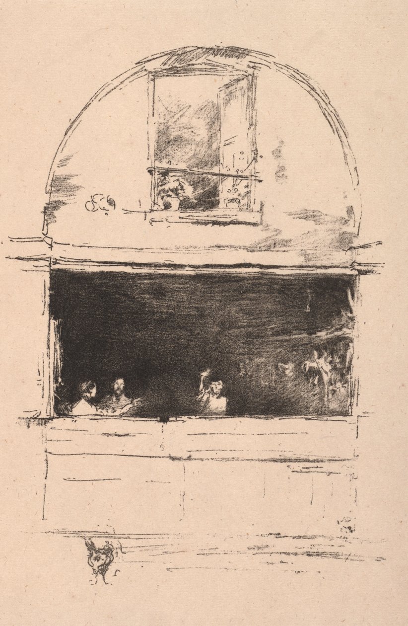 La forja, Passage du Dragon, 1894 de James Abbott McNeill Whistler
