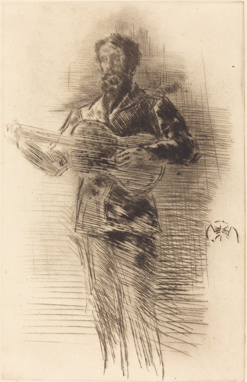 La guitarrista de James Abbott McNeill Whistler