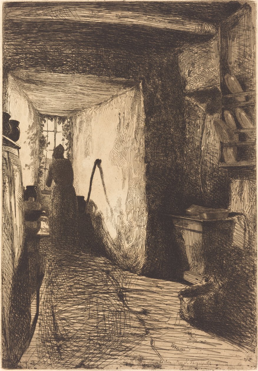 La cocina, 1858 de James Abbott McNeill Whistler