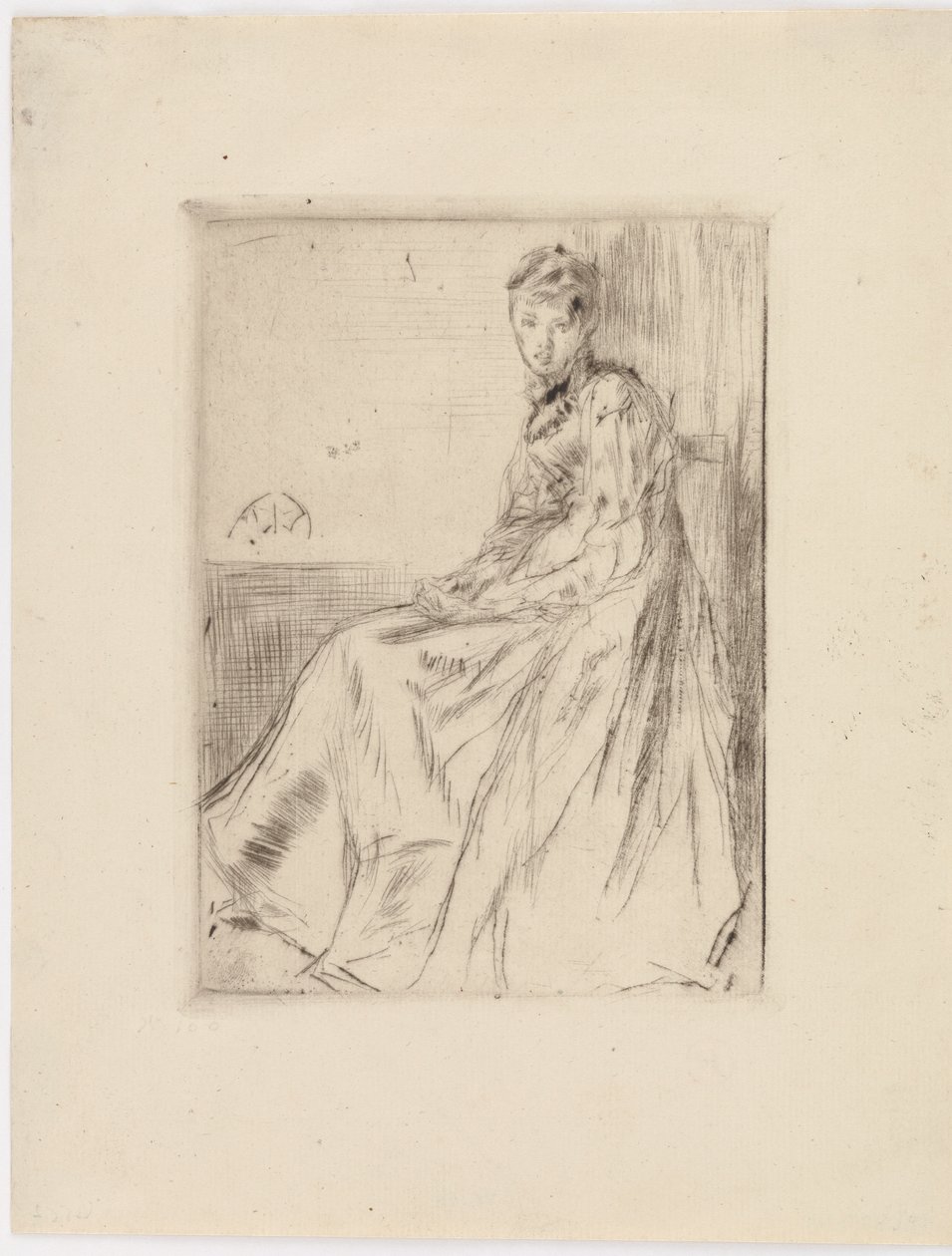 La Carta Maud, sentada de James Abbott McNeill Whistler