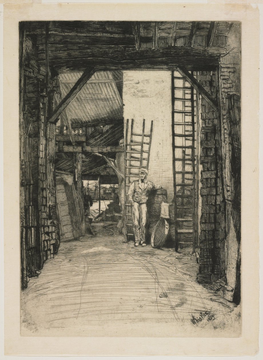 El quemador de cal de James Abbott McNeill Whistler
