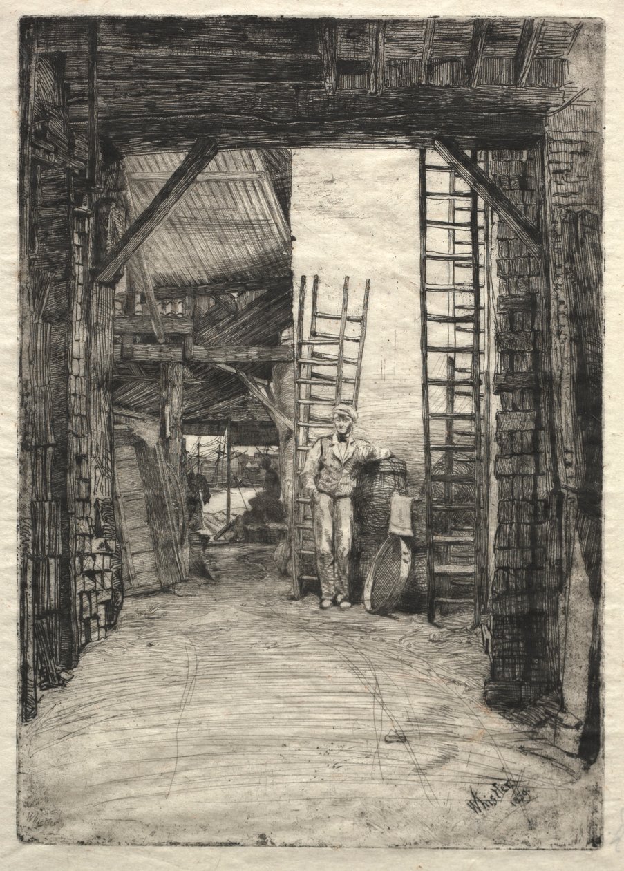 El quemador de cal de James Abbott McNeill Whistler