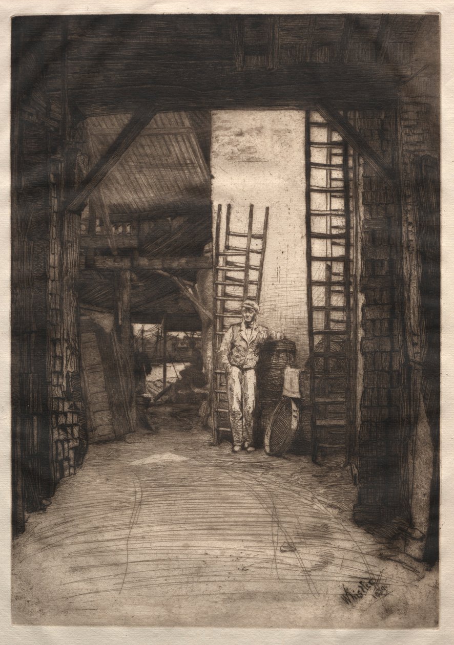 El quemador de cal, 1859 de James Abbott McNeill Whistler