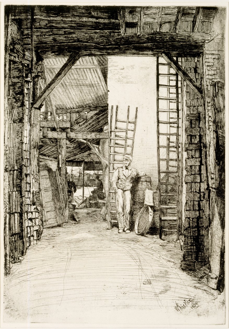 El quemador de cal, 1859 de James Abbott McNeill Whistler