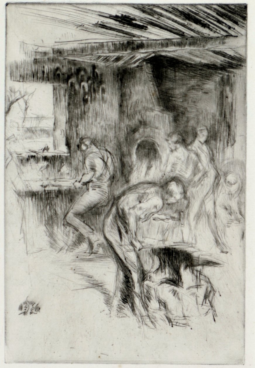La pequeña fragua de James Abbott McNeill Whistler