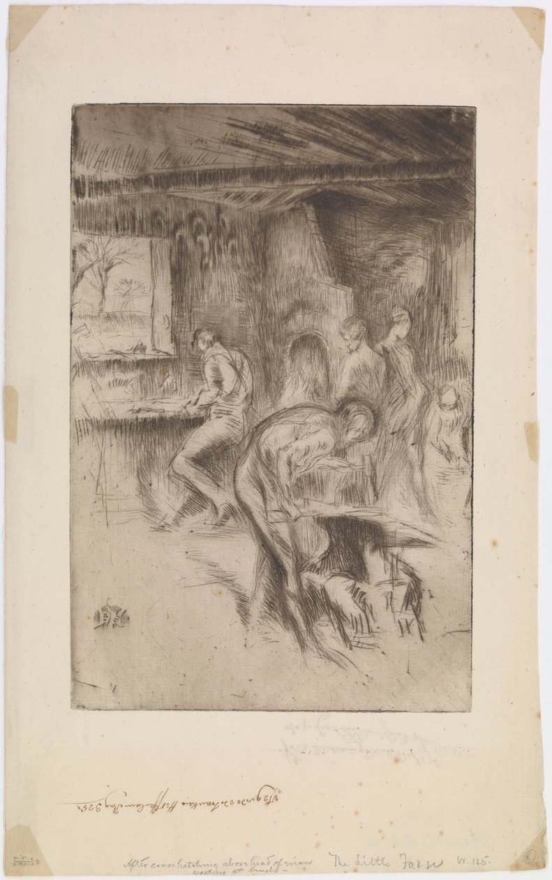 La pequeña fragua, Liverpool, 1875 de James Abbott McNeill Whistler