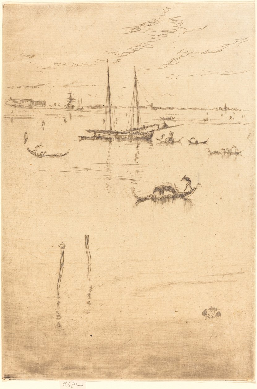 La pequeña laguna de James Abbott McNeill Whistler