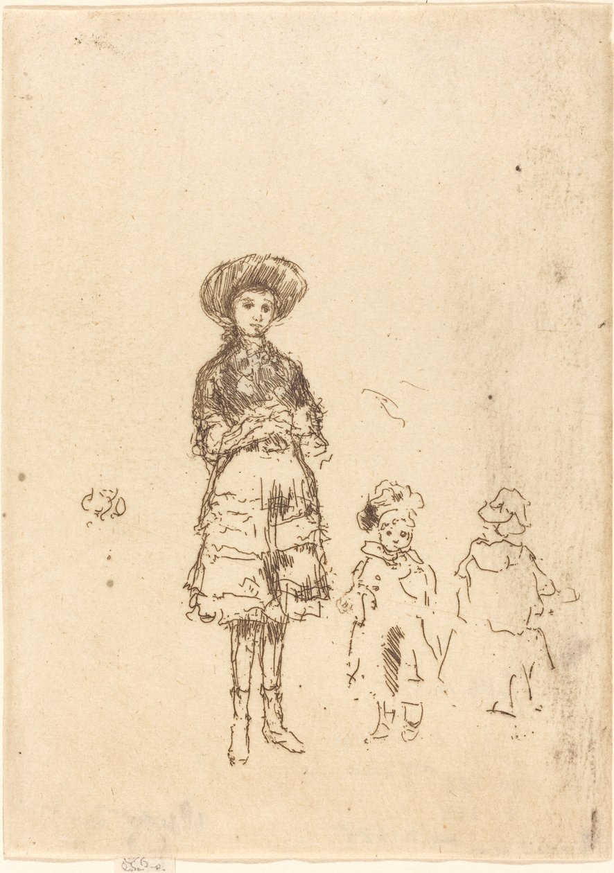 La pequeña enfermera, c. 1886-1888 de James Abbott McNeill Whistler