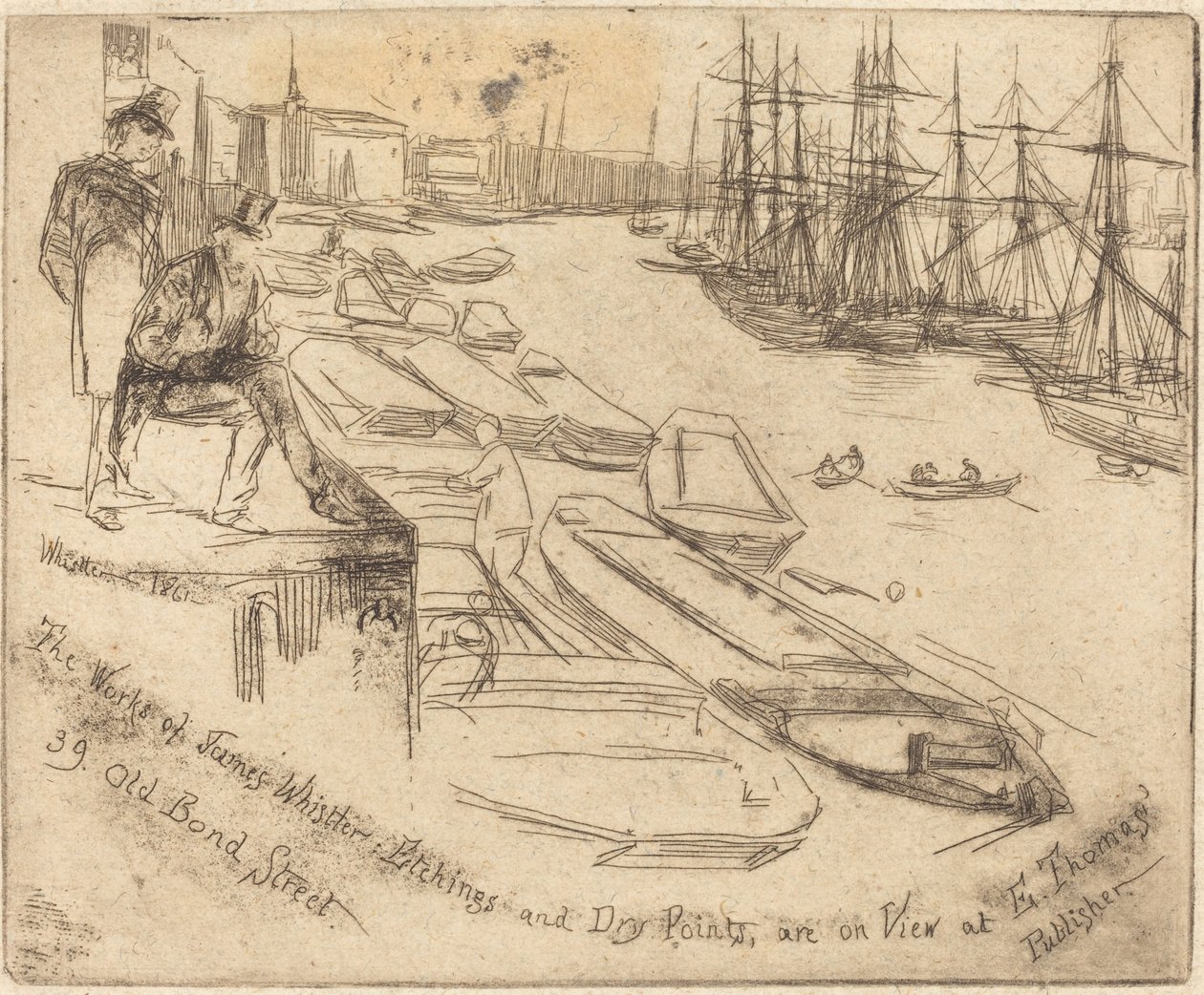 La pequeña piscina, 1861 de James Abbott McNeill Whistler