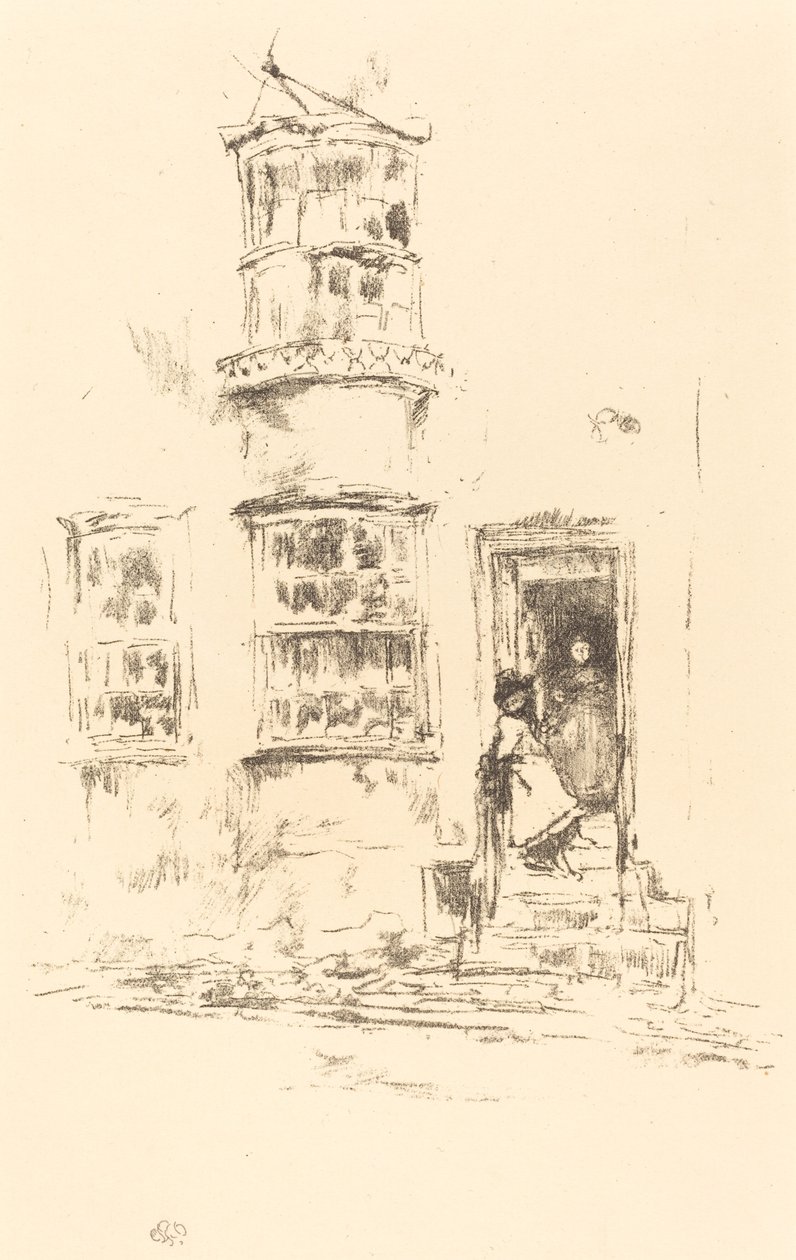 Los Pequeños Pasos, Lyme Regis, 1895-1896 de James Abbott McNeill Whistler