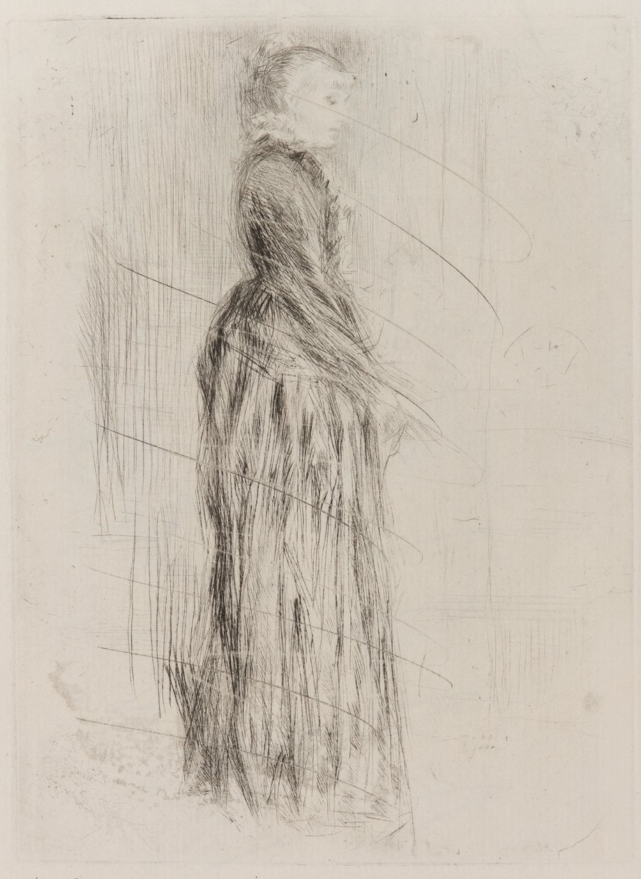 El pequeño vestido de terciopelo, 1873 de James Abbott McNeill Whistler