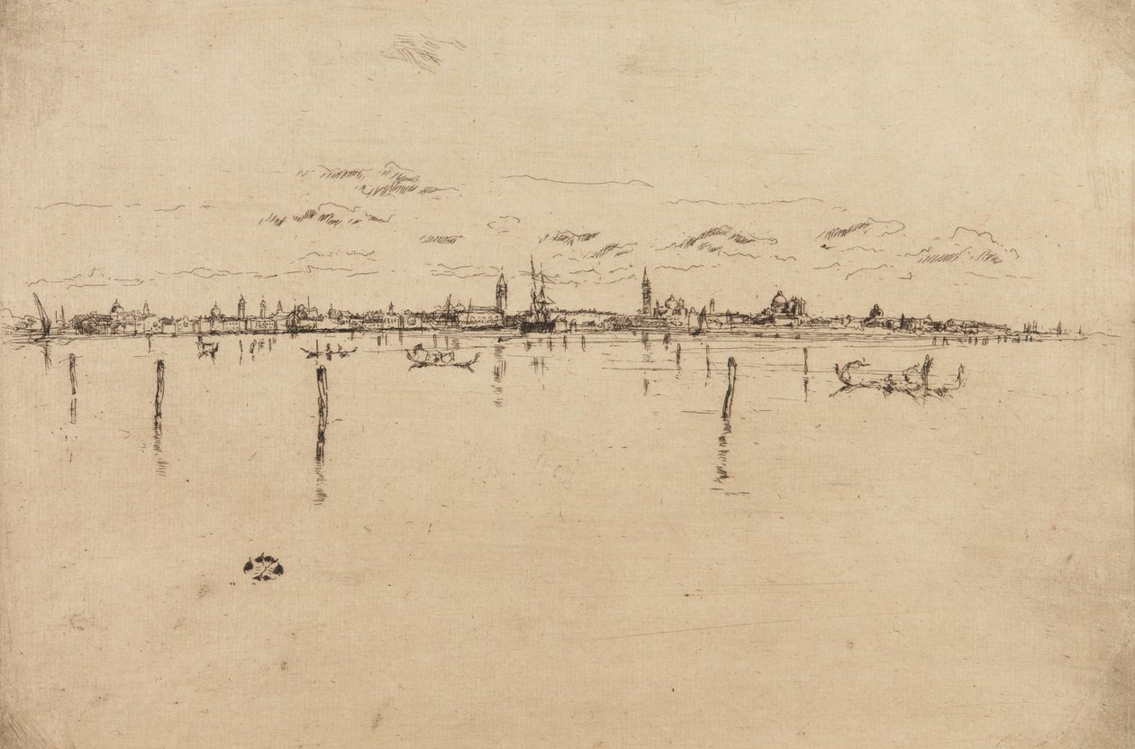 La Pequeña Venecia, 1879-1880 de James Abbott McNeill Whistler