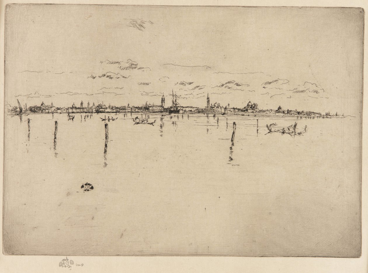 La Pequeña Venecia, 1879-1880 de James Abbott McNeill Whistler