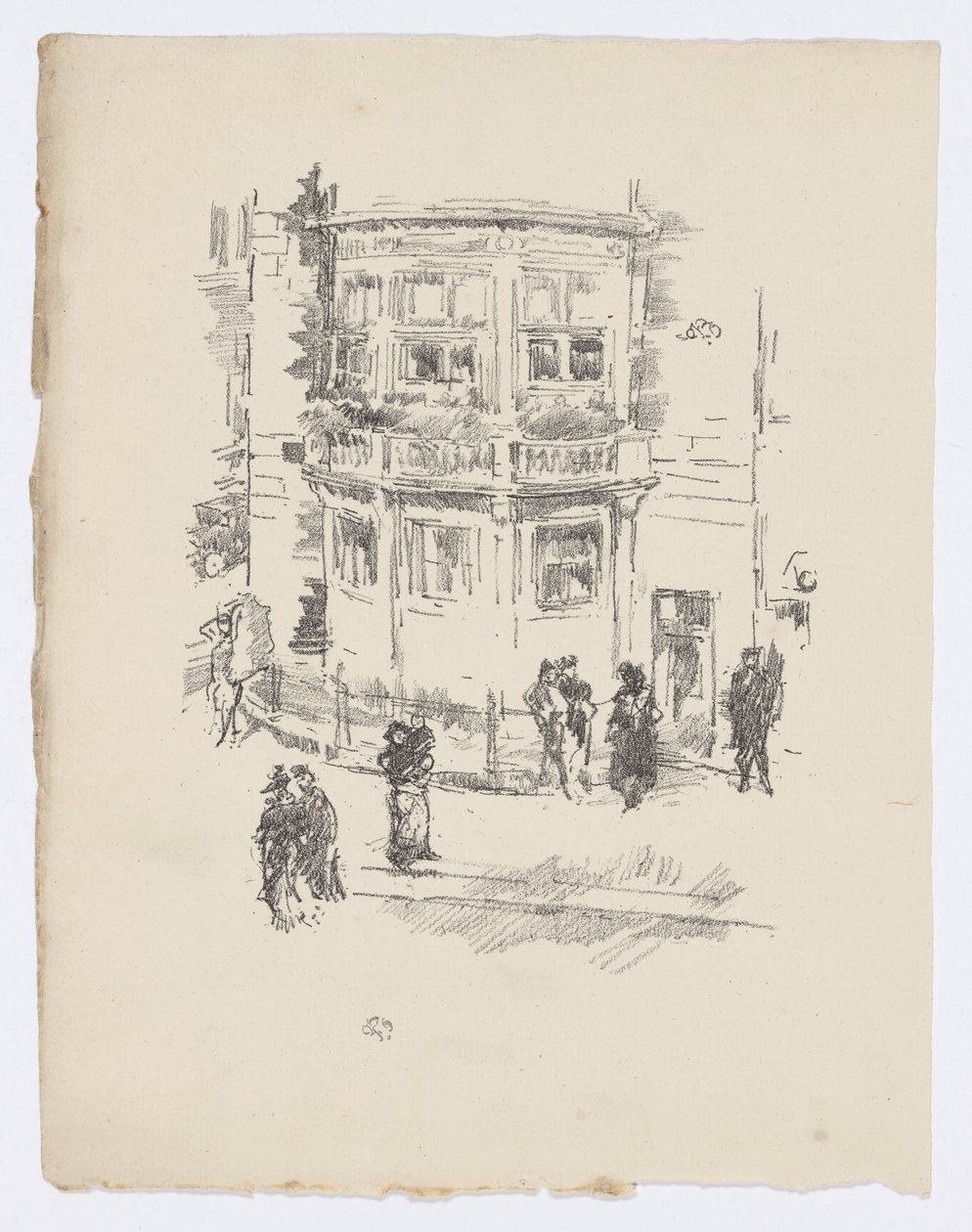 La ventana del director, Gaiety Theatre de James Abbott McNeill Whistler