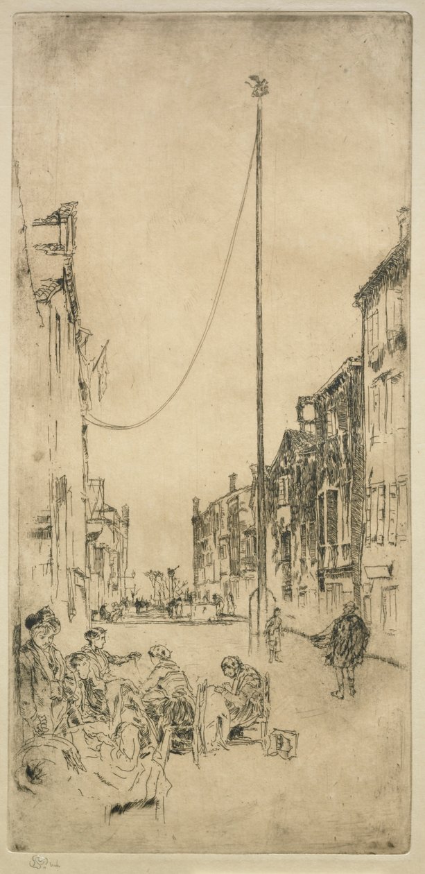 El mástil de James Abbott McNeill Whistler