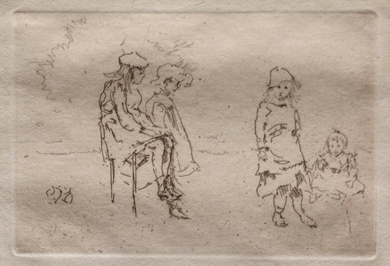 Los niños Menpes de James Abbott McNeill Whistler