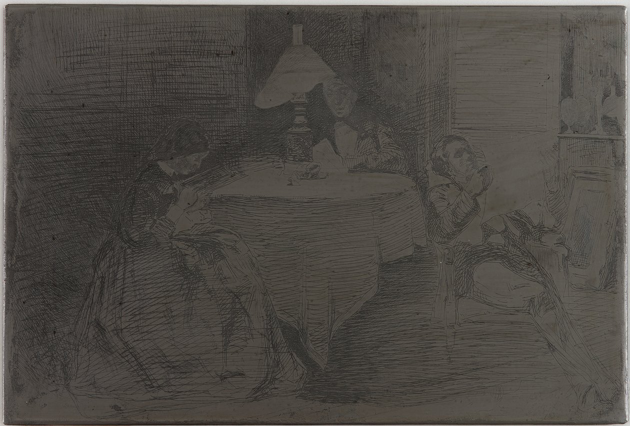 La Sala de Música, 1858 de James Abbott McNeill Whistler