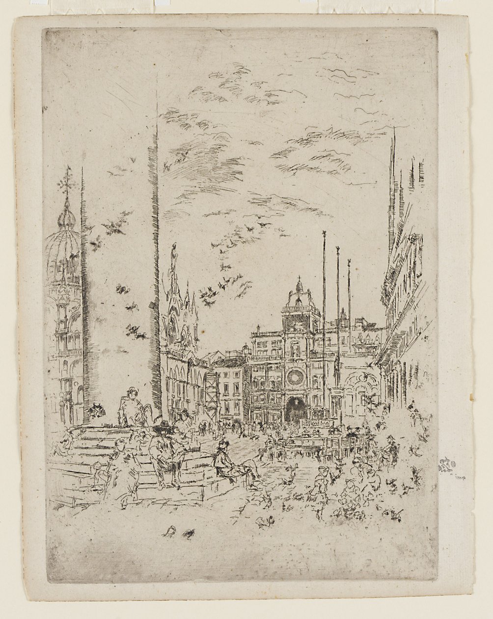 La Piazzetta de James Abbott McNeill Whistler