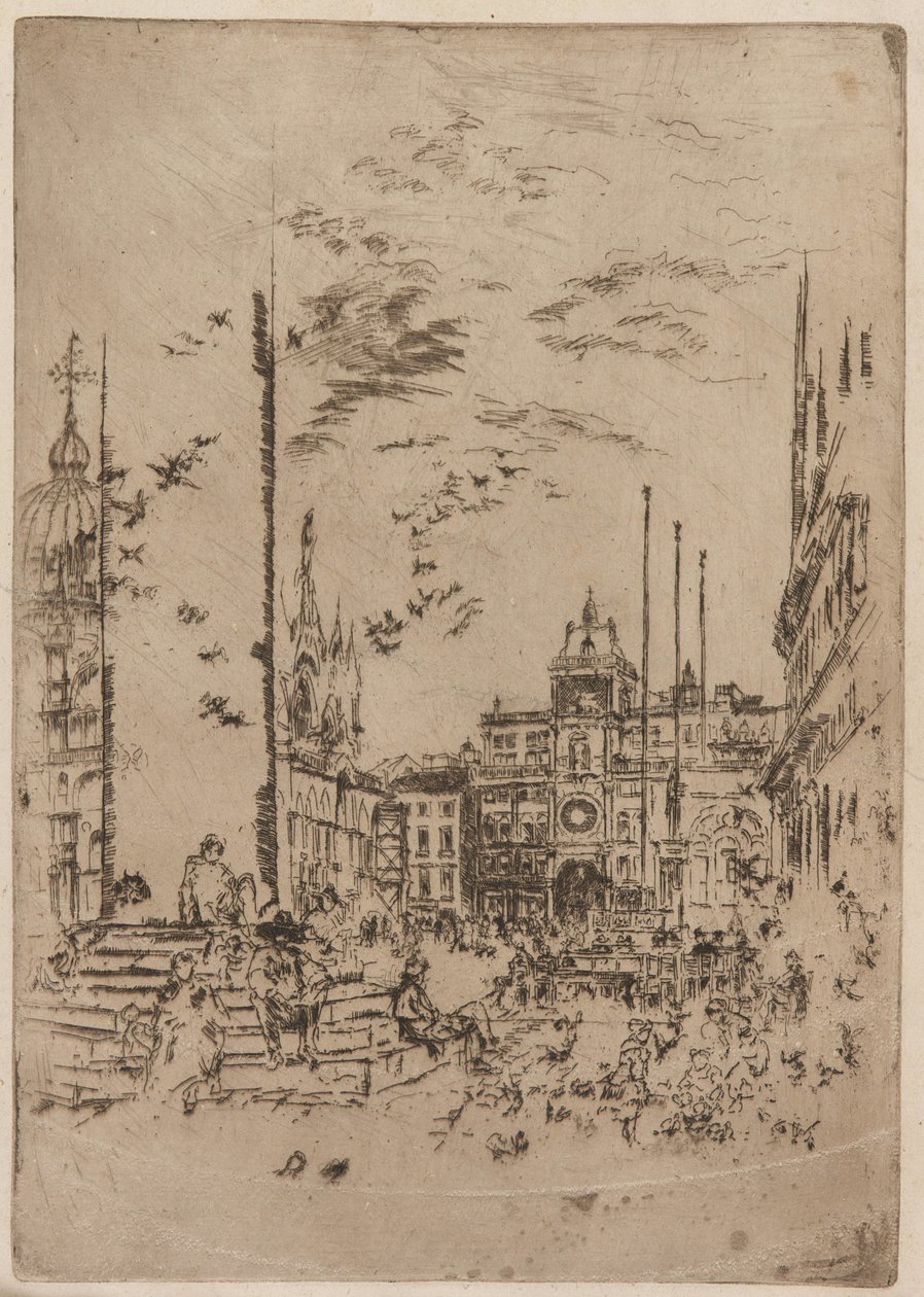 La Piazzetta de James Abbott McNeill Whistler