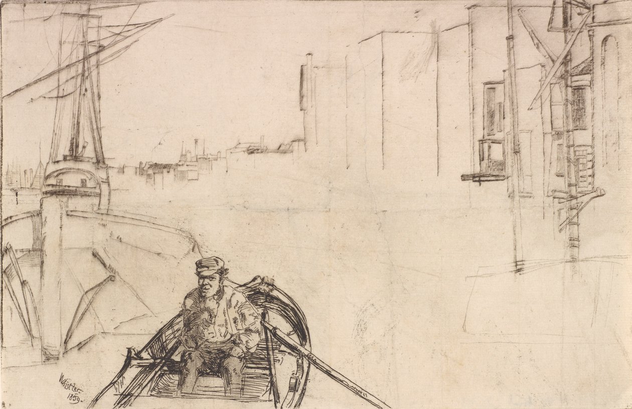 La piscina, 1859 de James Abbott McNeill Whistler