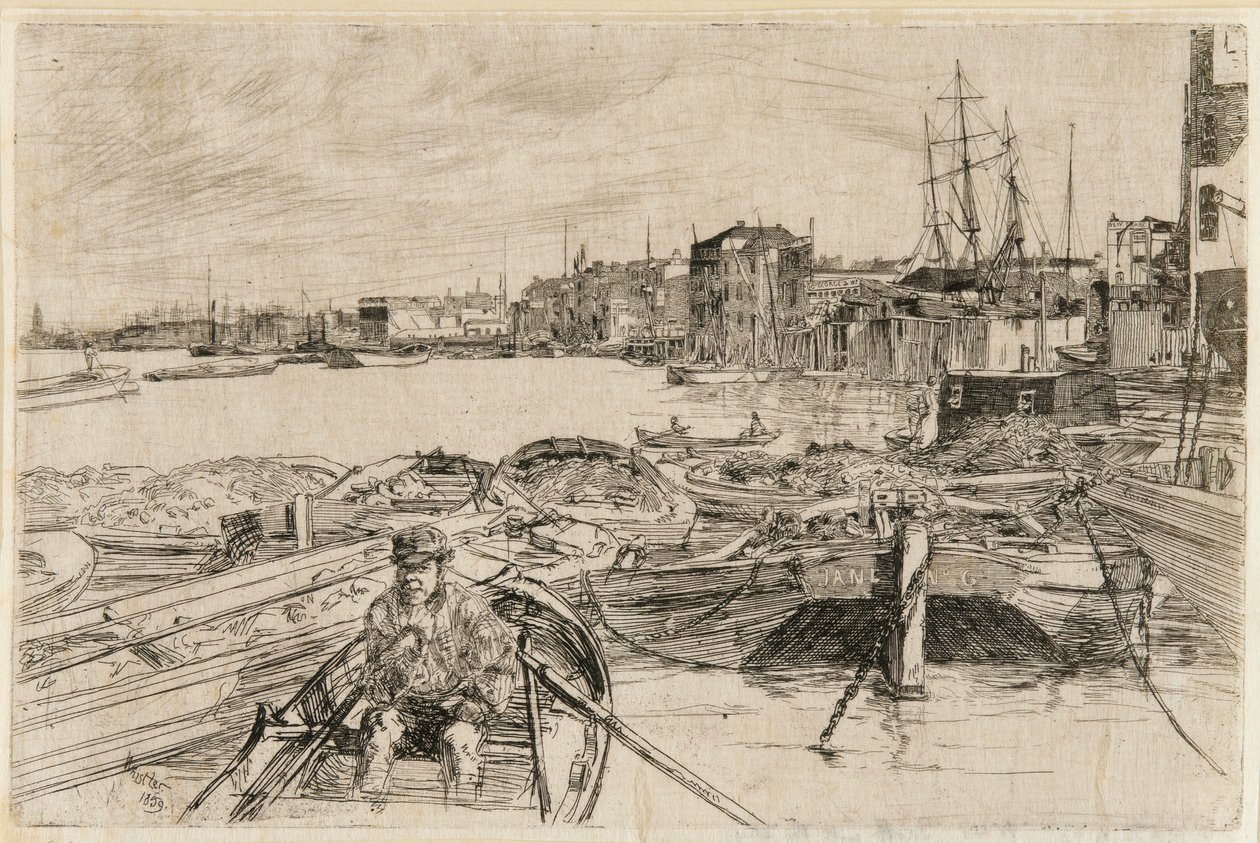 La piscina, 1859 de James Abbott McNeill Whistler