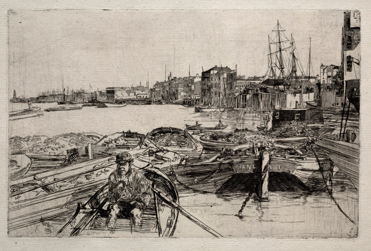 La Piscina, 1859 de James Abbott McNeill Whistler