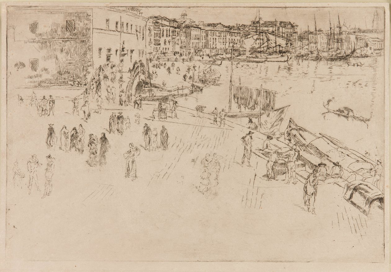La Riva, 1879-1880 de James Abbott McNeill Whistler
