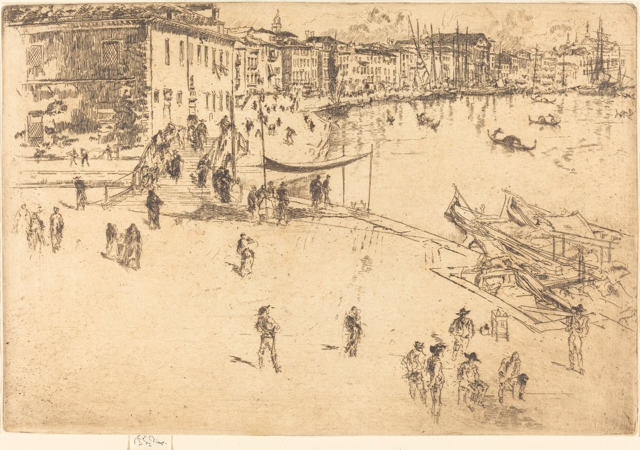 La Riva, No.II, 1880 de James Abbott McNeill Whistler