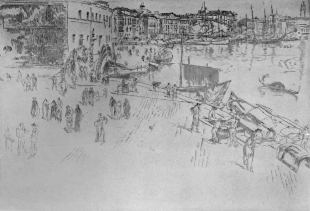 La Riva No. 1, 1879-1880, 1925 de James Abbott McNeill Whistler