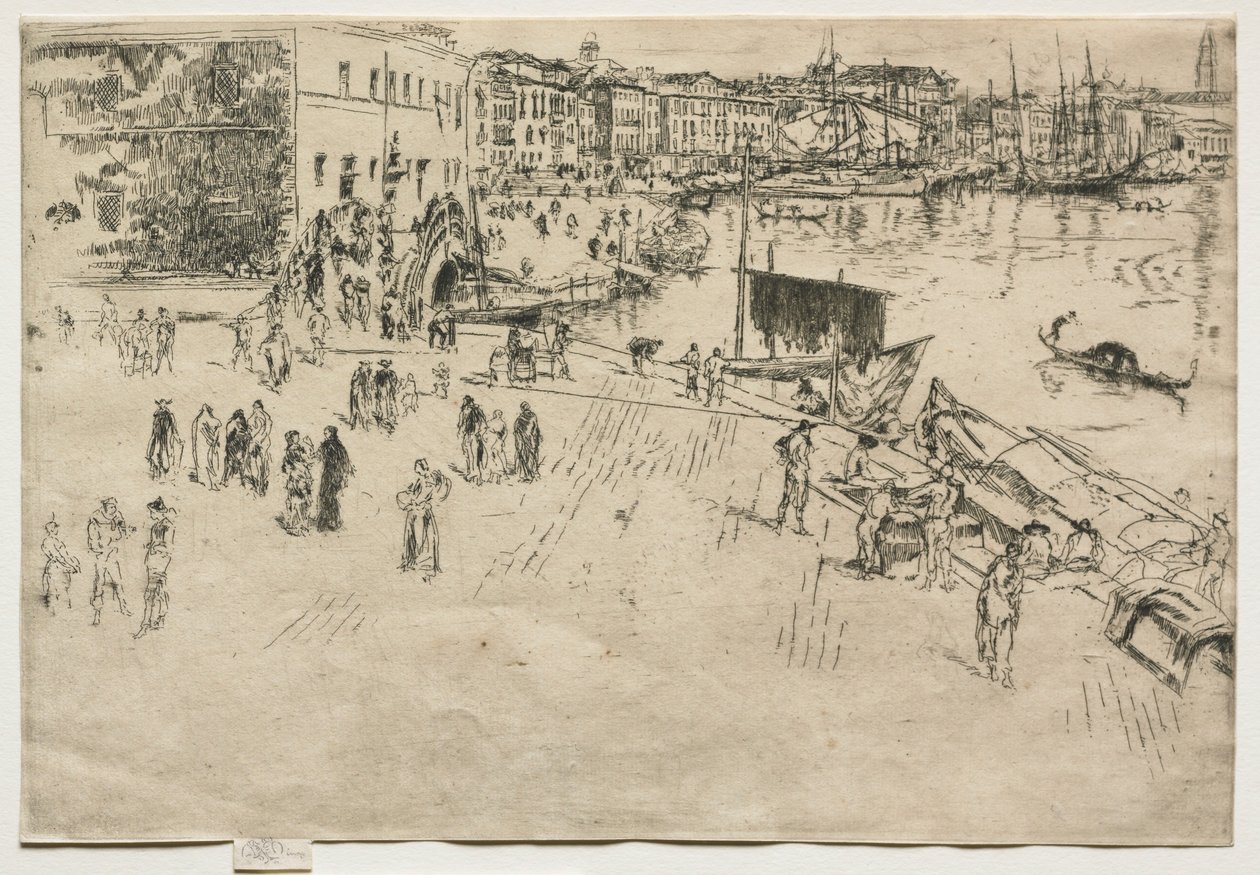 La Riva, No. 1, 1880 de James Abbott McNeill Whistler